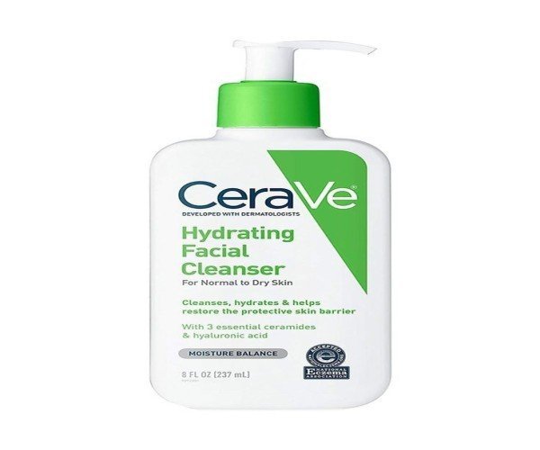CeraVe Hydrating Cleanser For Normal To Dry Skin (473ml) - Non-Foaming Face Wash with Hyaluronic Acid And Ceramides | Non-Comedogenic, Non-Irritating And Fragrance-Free Cleanser