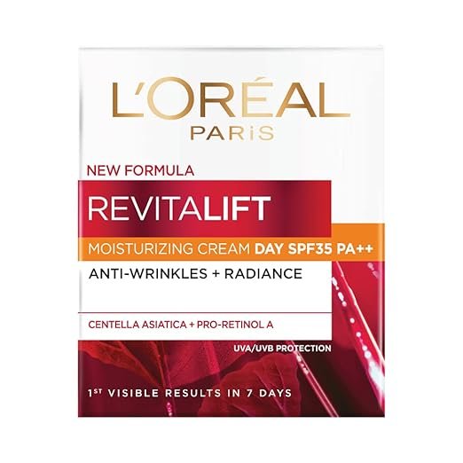 L'Oréal Paris Revitalift Moisturizing Cream Day SPF 35 PA++ Anti-Wrinkles + Radiance 50 ml - Image 2