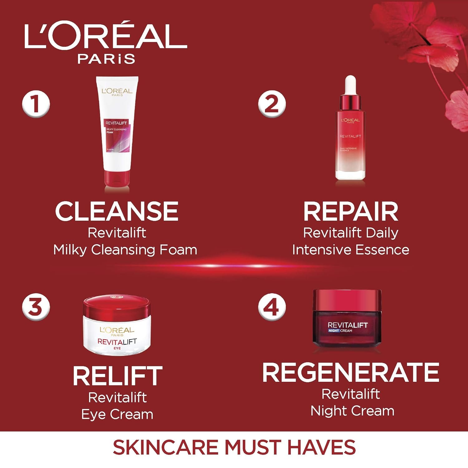 L'Oréal Paris Revitalift Moisturizing Cream Day SPF 35 PA++ Anti-Wrinkles + Radiance 50 ml - Image 4